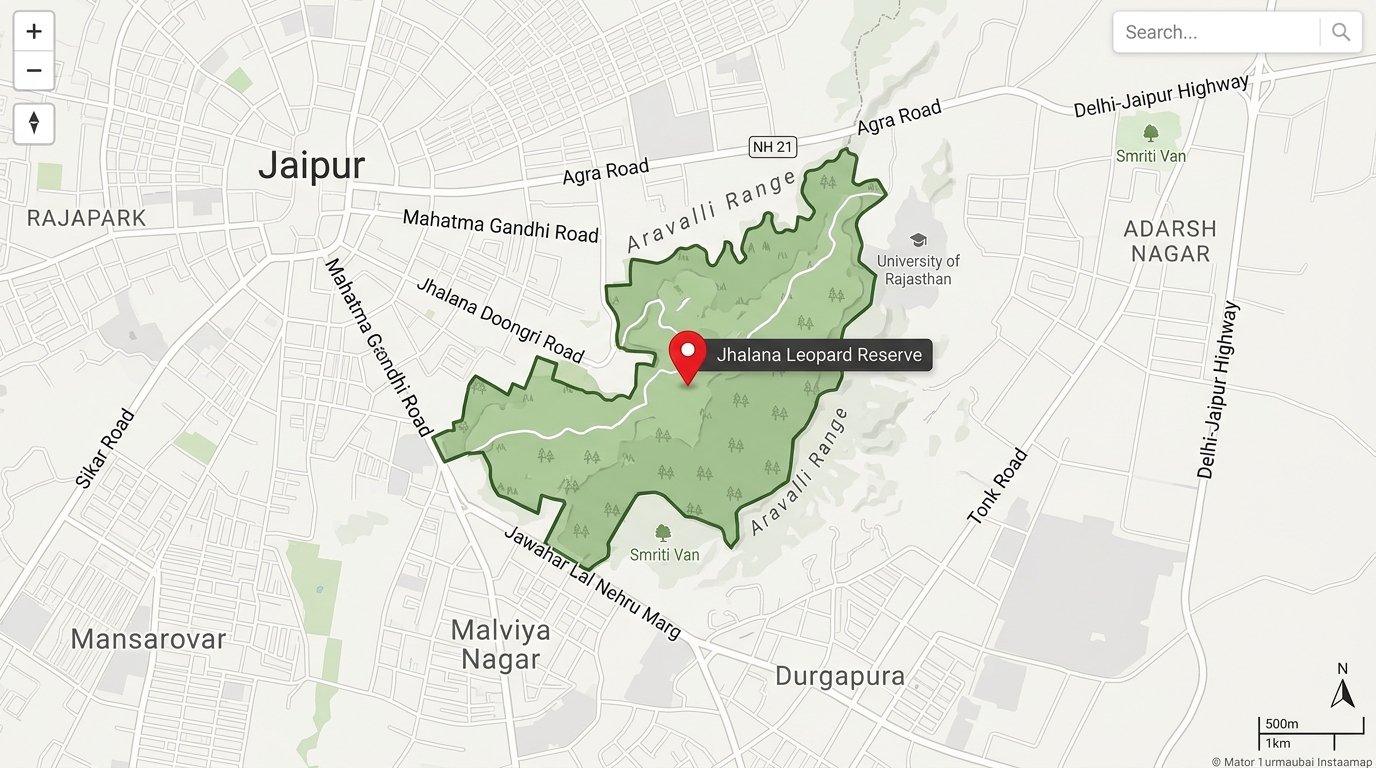 Jawai Leopard Sanctuary Location Map